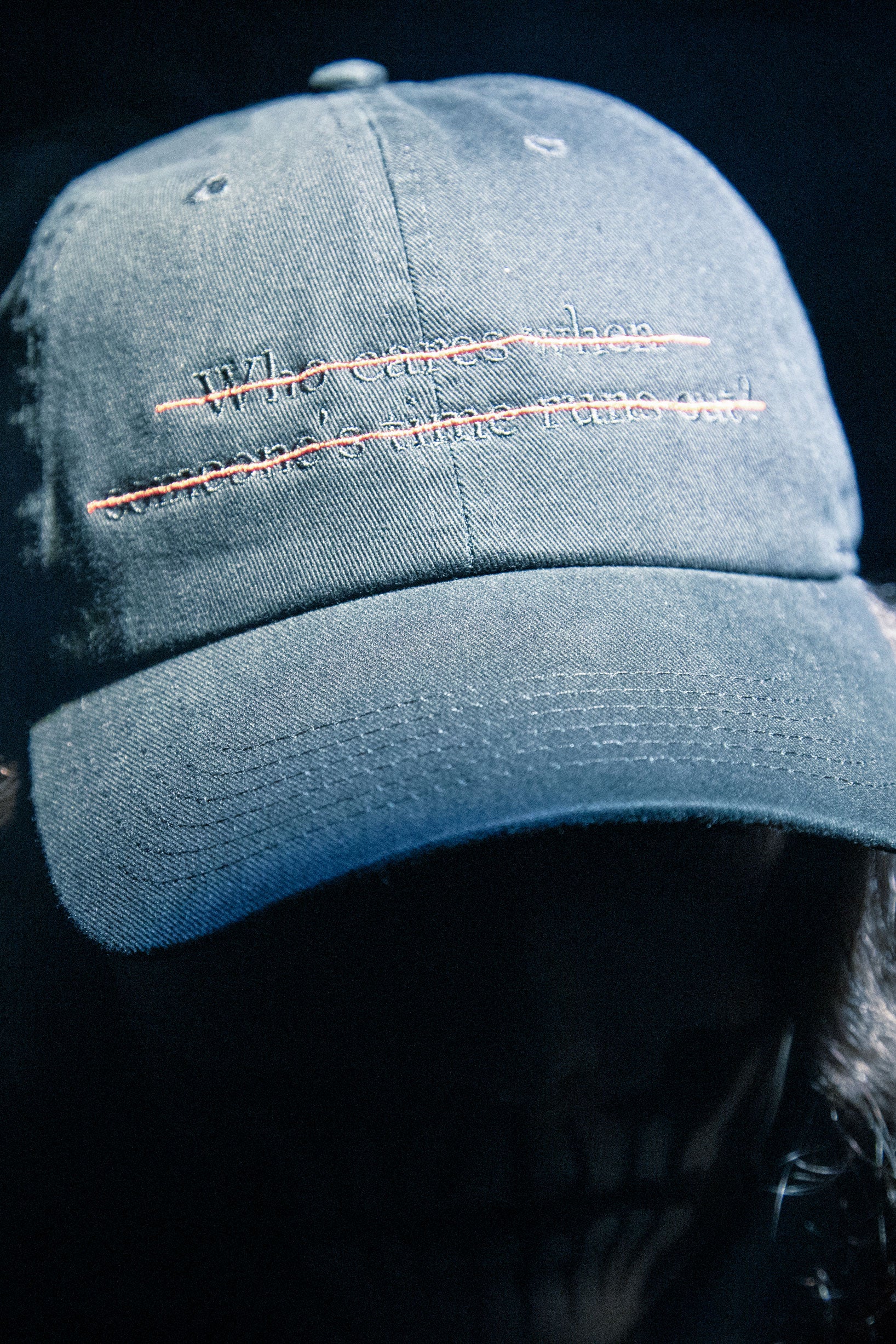 RED LINE CAP(BLACK) – theficks